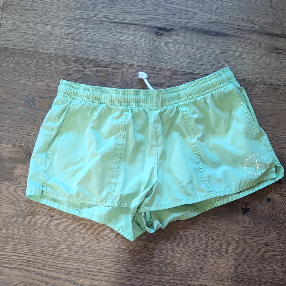 RVCA Light Green Women's Athletic Shorts